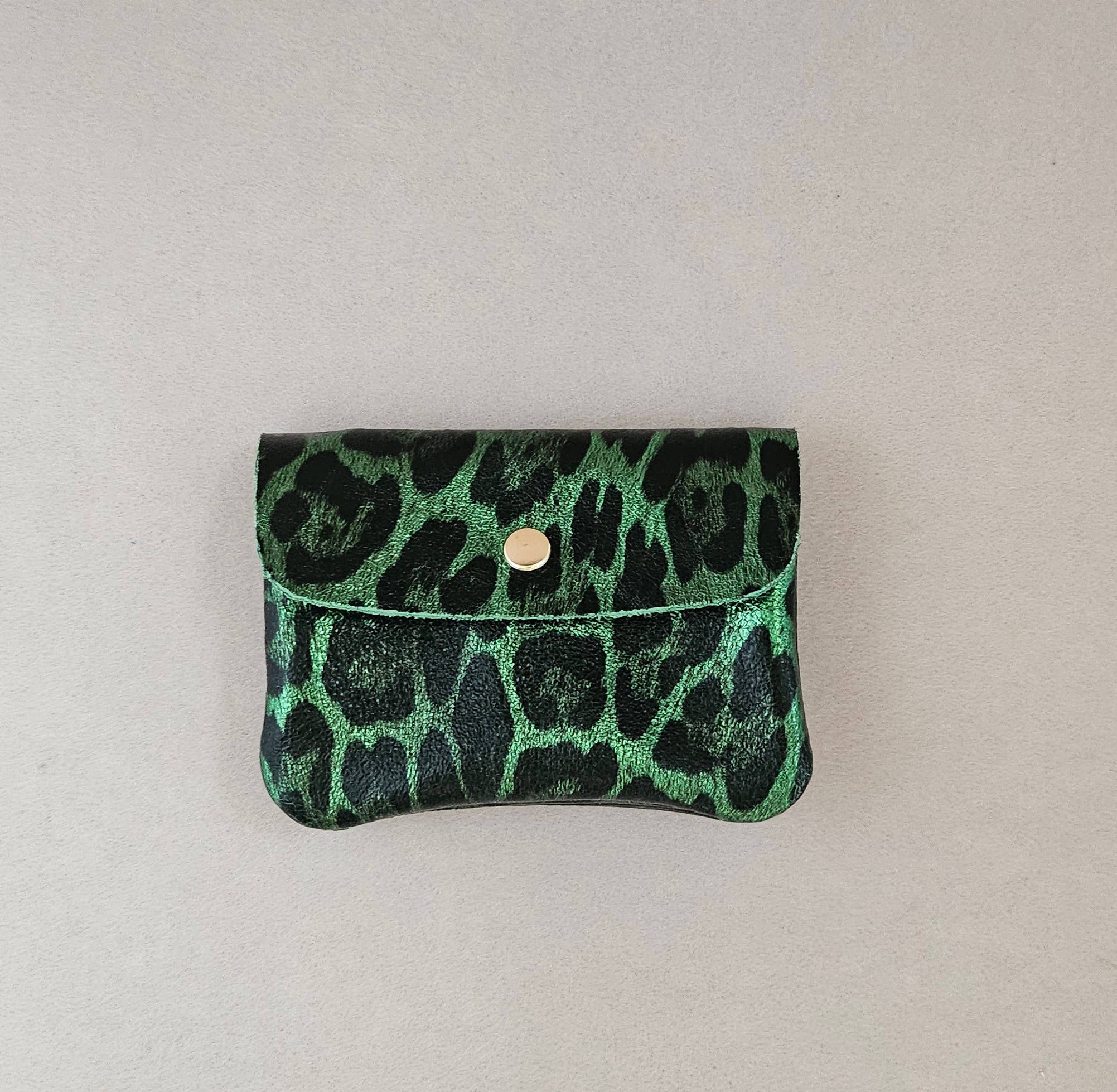 Leder Geldbörse mit 2 Fächern LEO Design