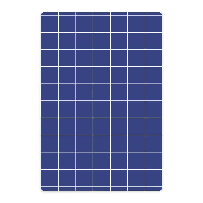 Kleines Schneidebrett 'GRID BLAU'