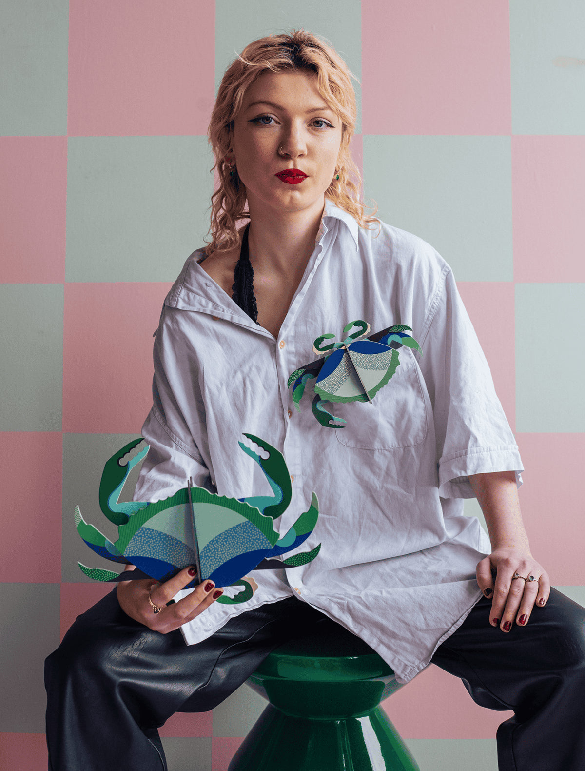 Studio ROOF 'Aquamarine crab gross'