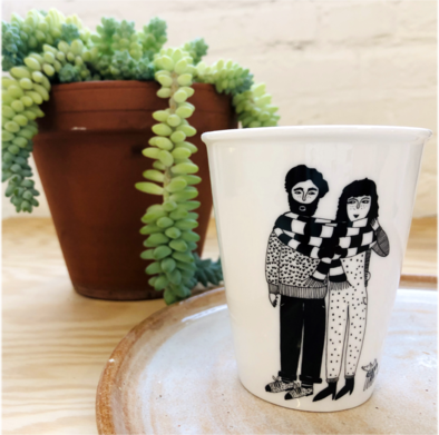 helen b Becher 'big scarf'