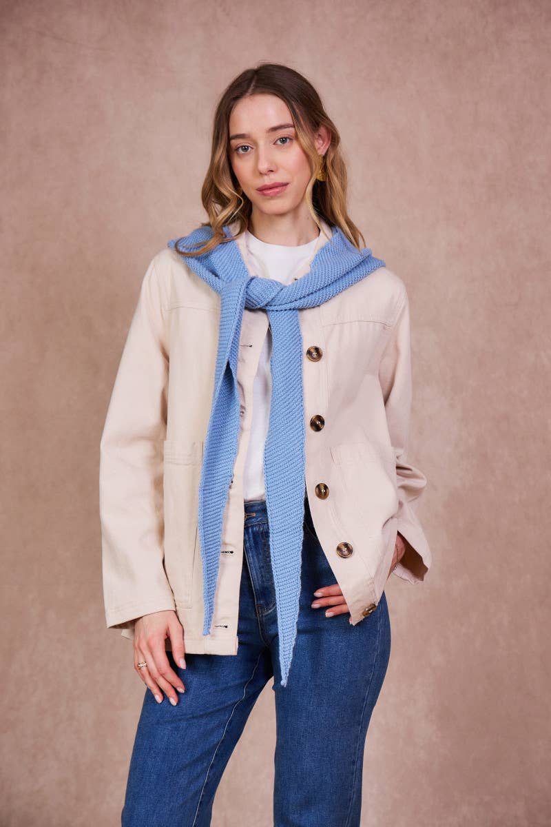 "Hood" Kapuzenschal Mütze Wolle