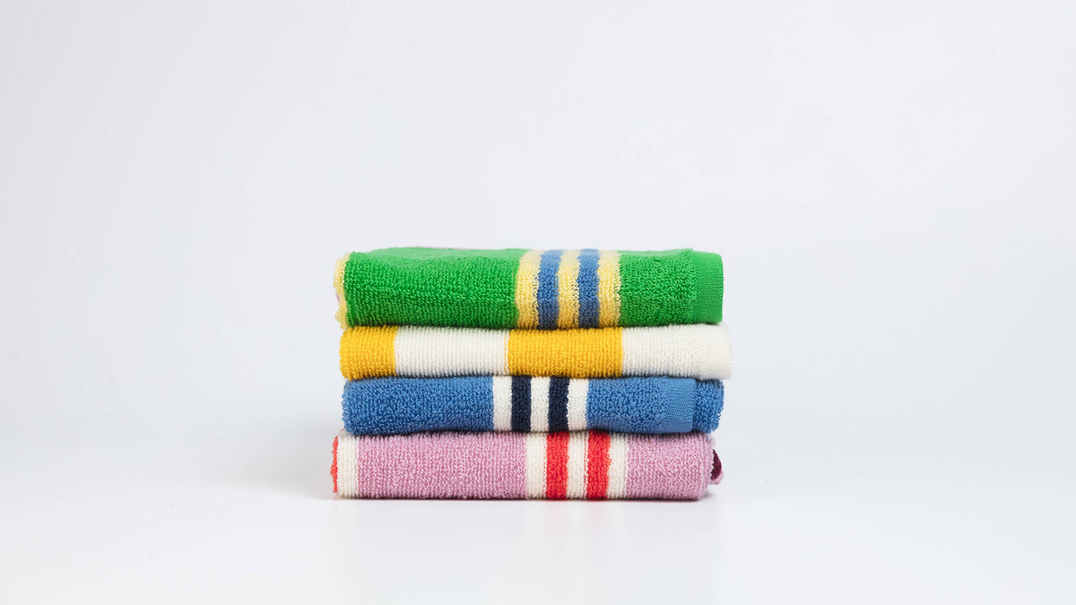 Sophie Home Ltd - Frottee-Handtuch in Rosa Streifen