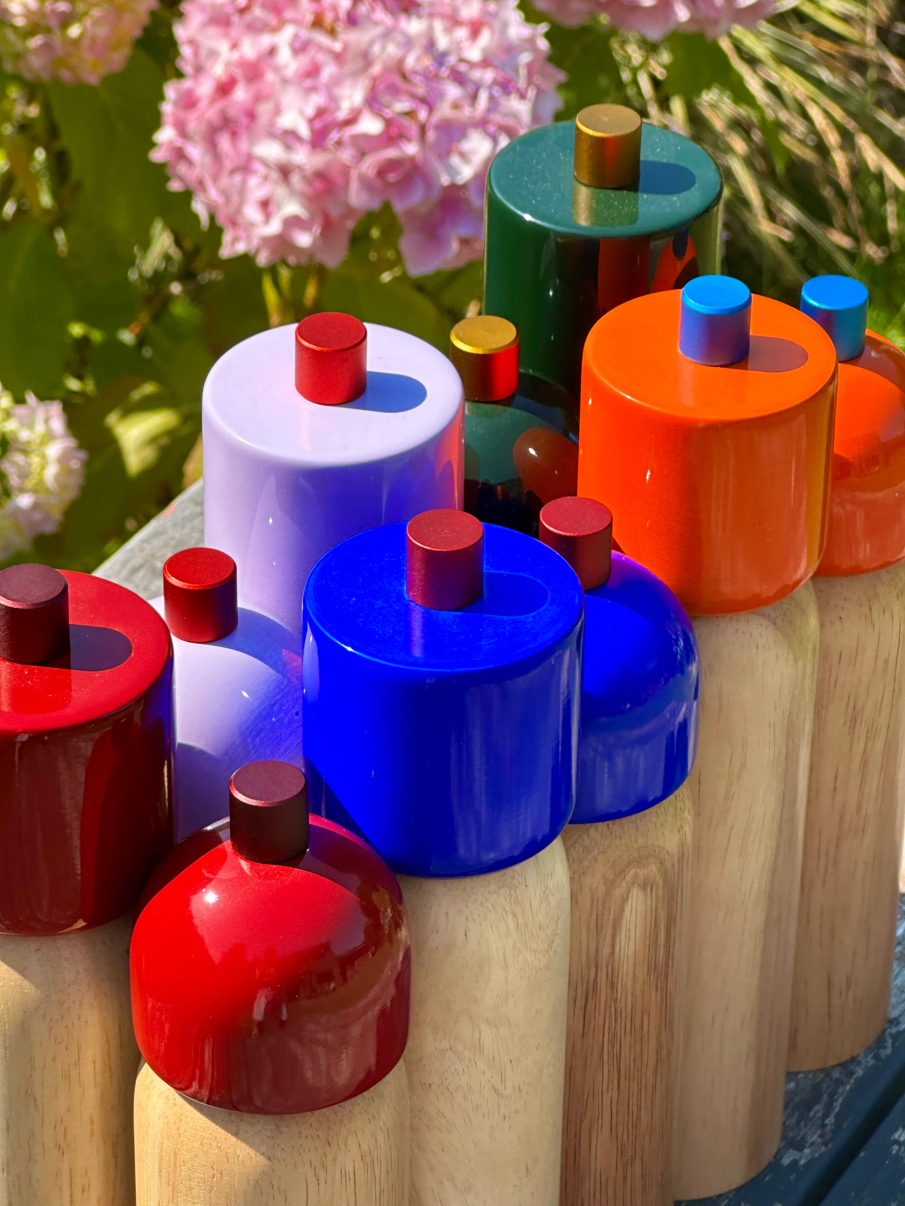 MÆGEN Salz- und Pfeffermühle, Marineblau und Rot