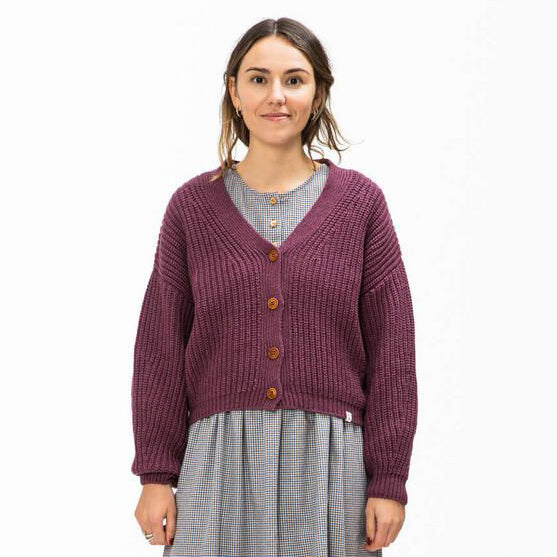 Matona Organic Knit Cardigan - verschiedene Farben Wolle Baumwolle