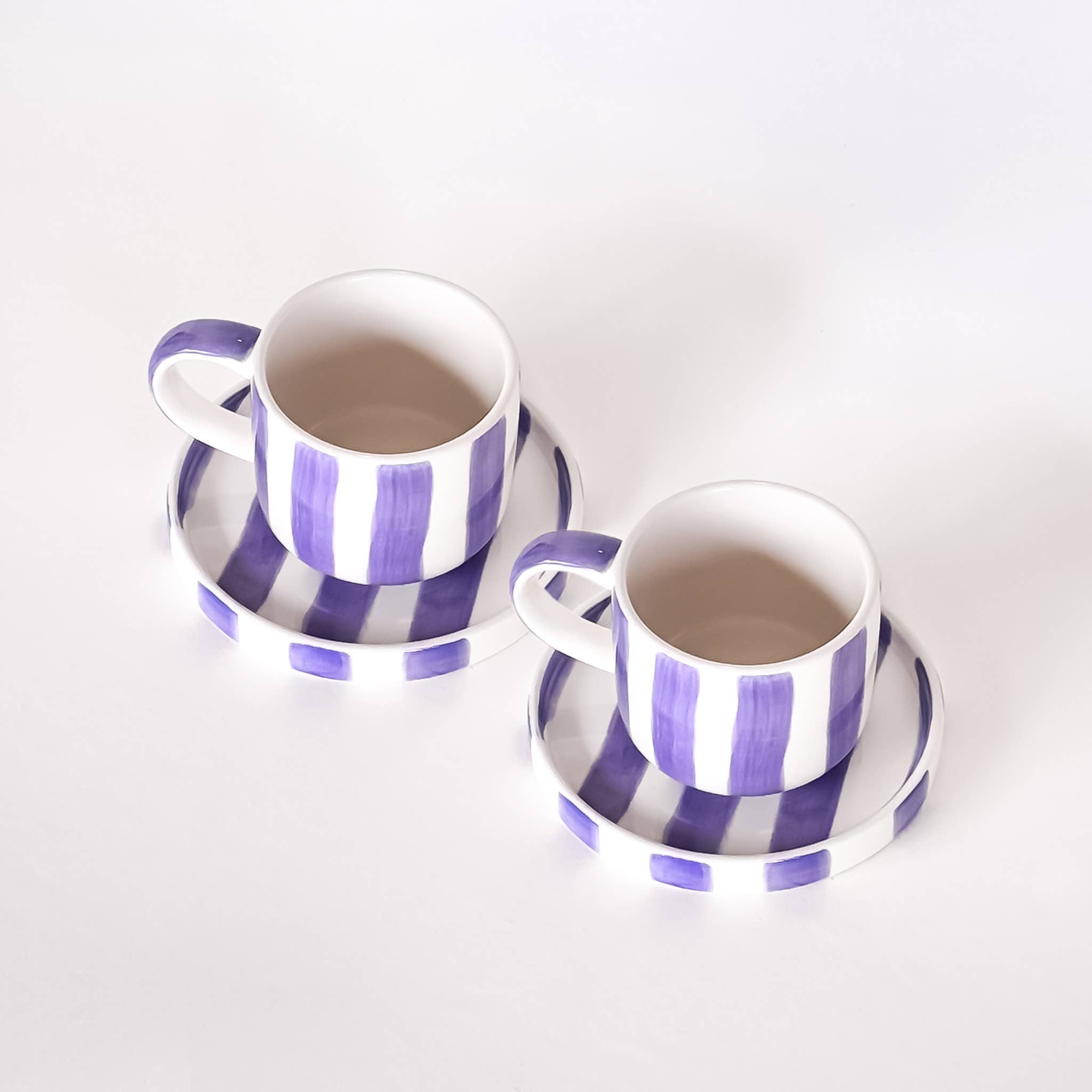 Espresso Stripes - palazzo purple (2er Set - 4 Teile) Magazin Minori