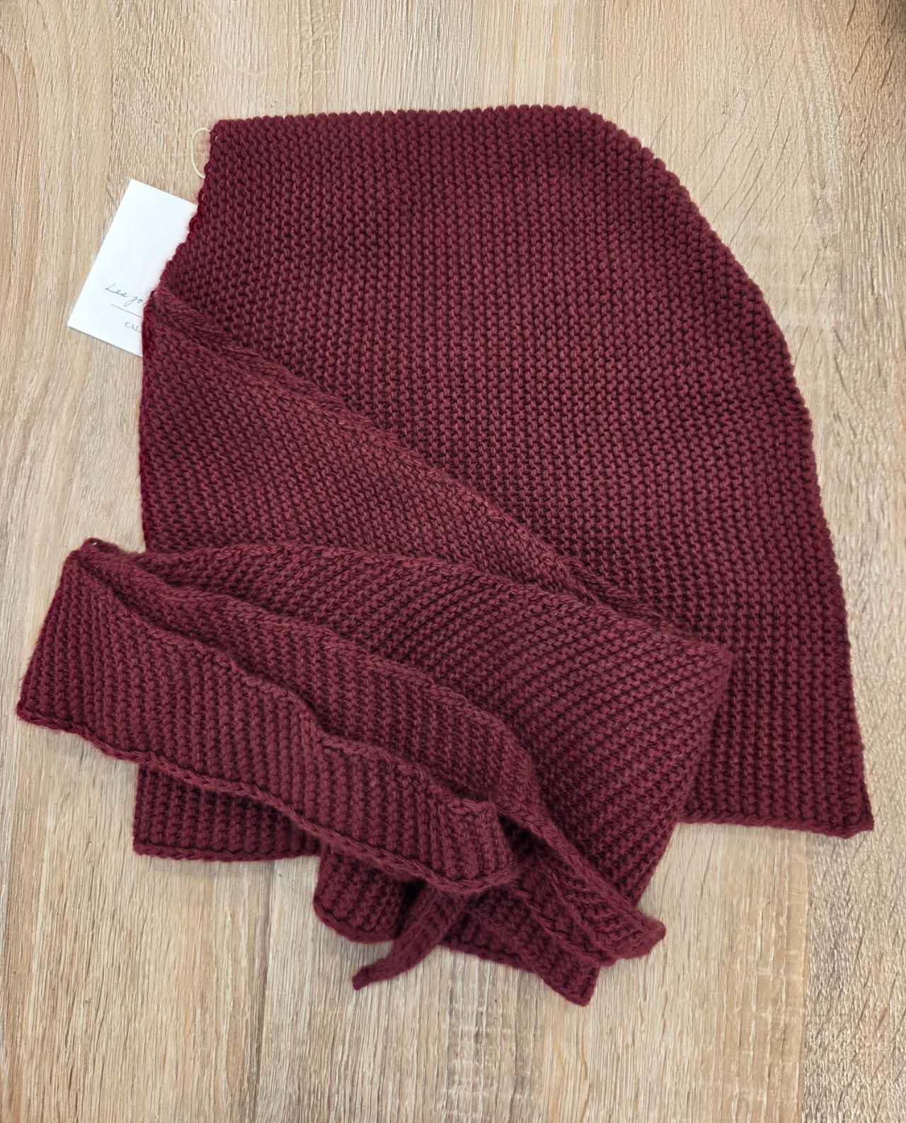 "Hood" Kapuzenschal Mütze Wolle