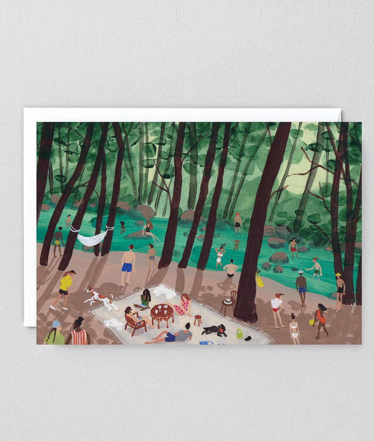 Kunstkarte „Sommer am Wasser“