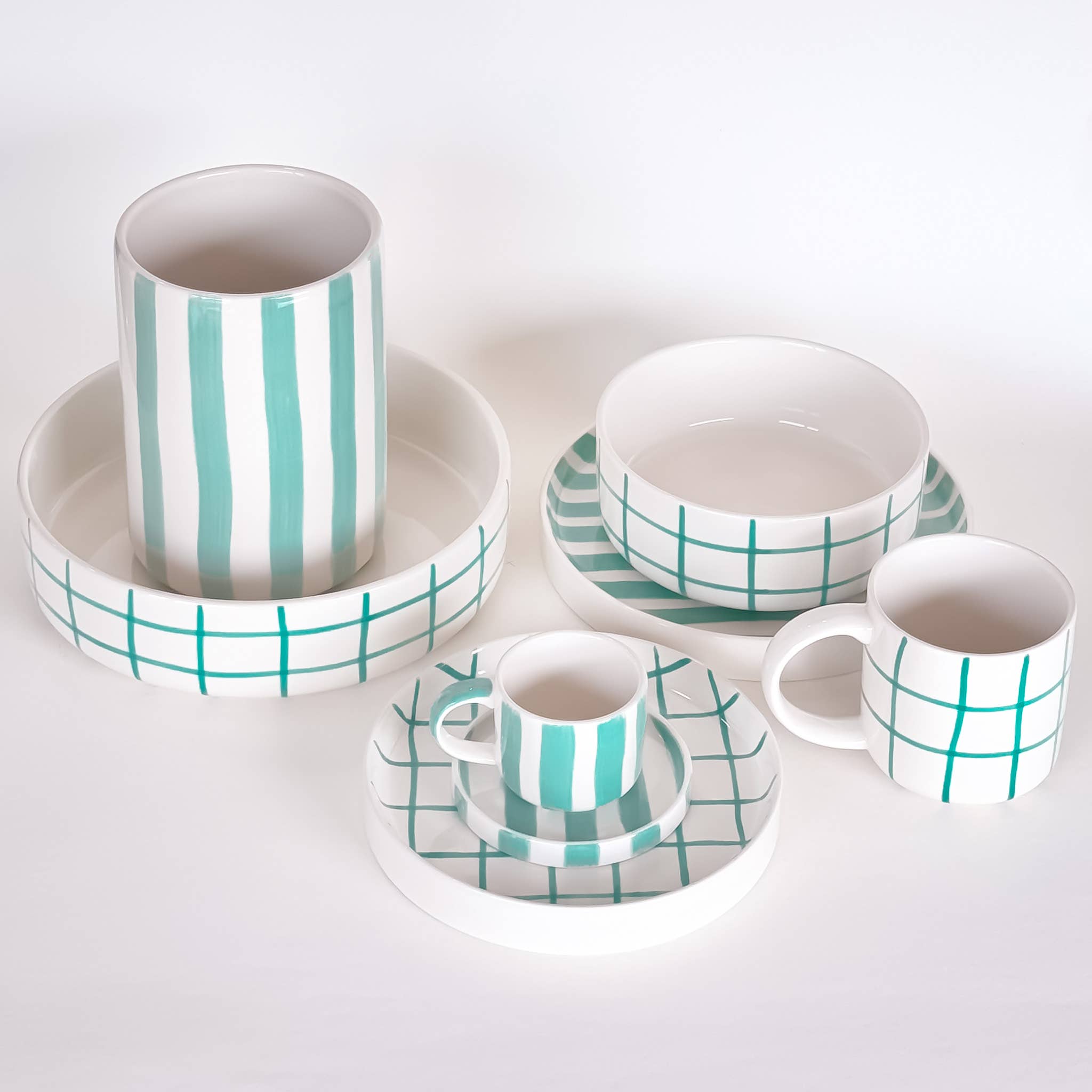 Magazin Minori Schale Stripes - amalfi mint