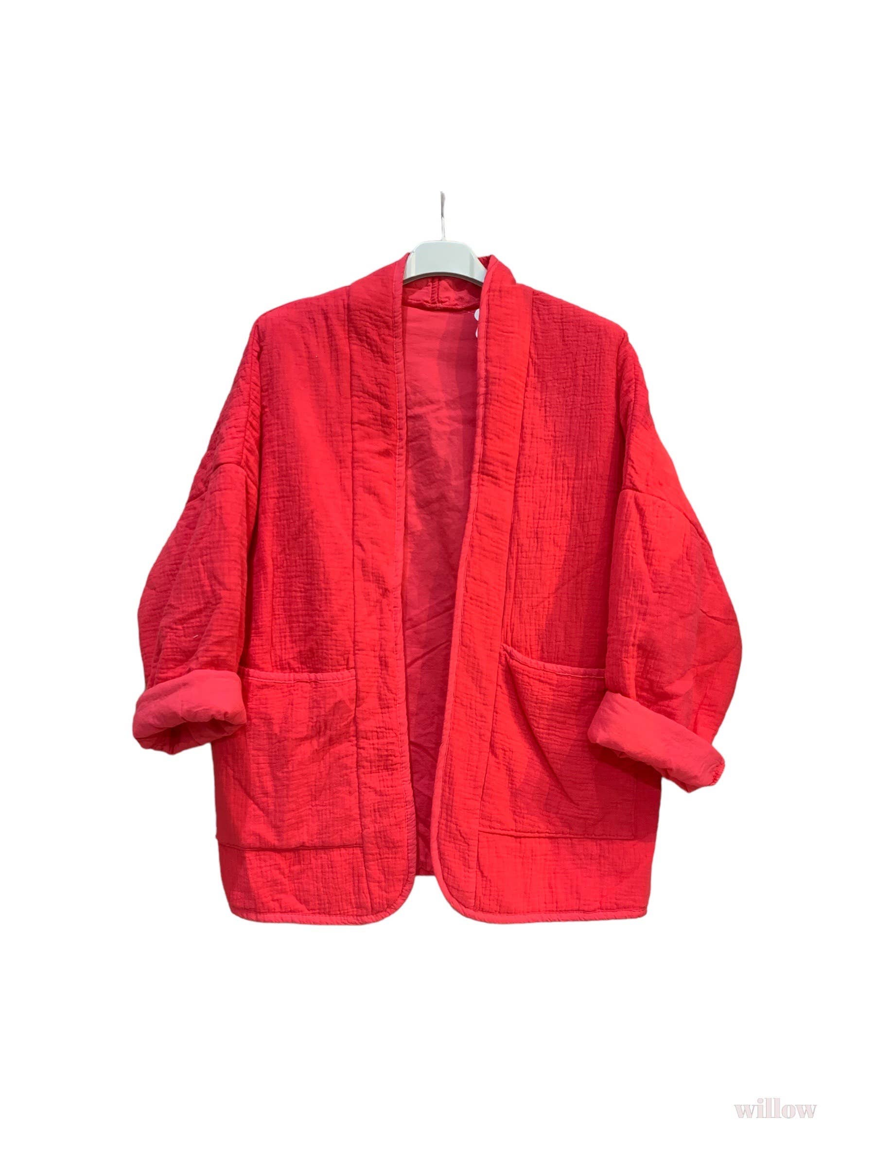 Steppjacke aus Baumwollgaze
