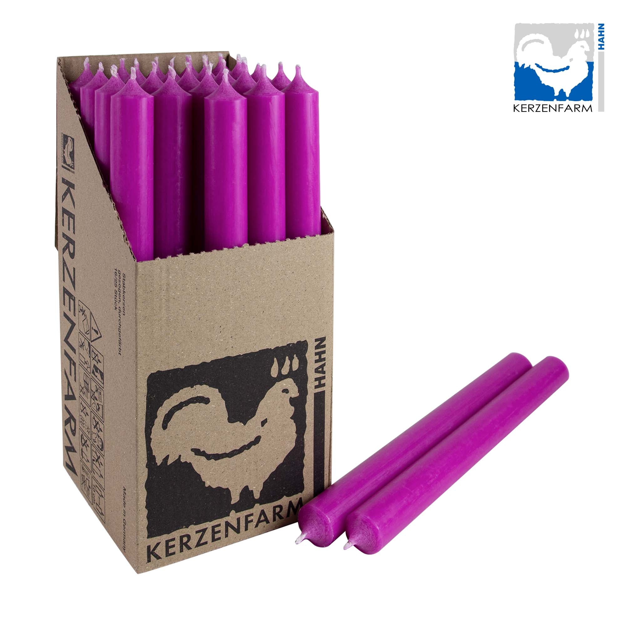 Stabkerze -diverse Farben-