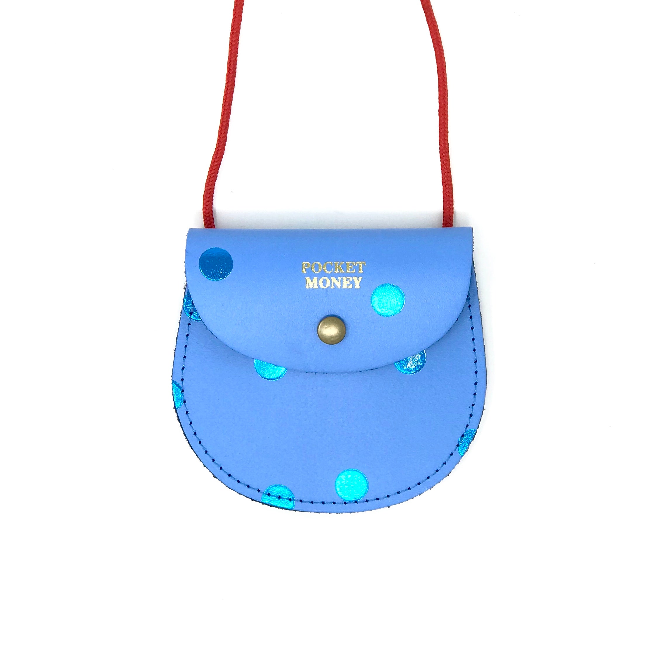 Brustbeutel Katze blau