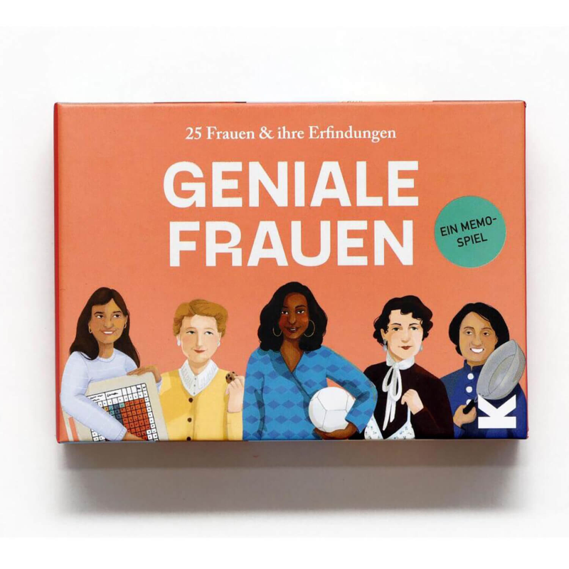 Memory Spiel 'Geniale Frauen' Laurence KingVerlag
