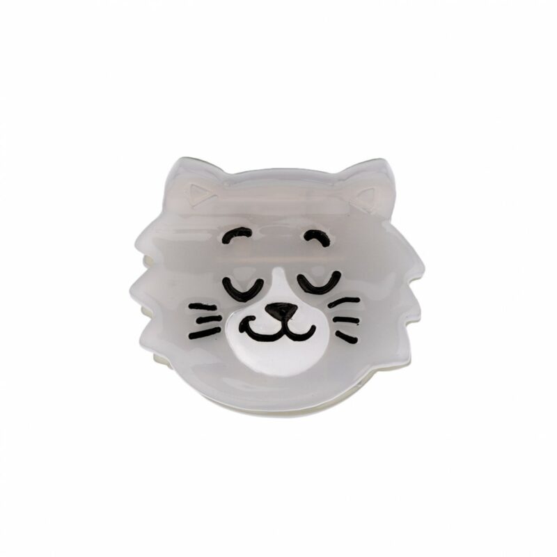 Coucou Suzette Mini Haarklammer 'Grey Cat'