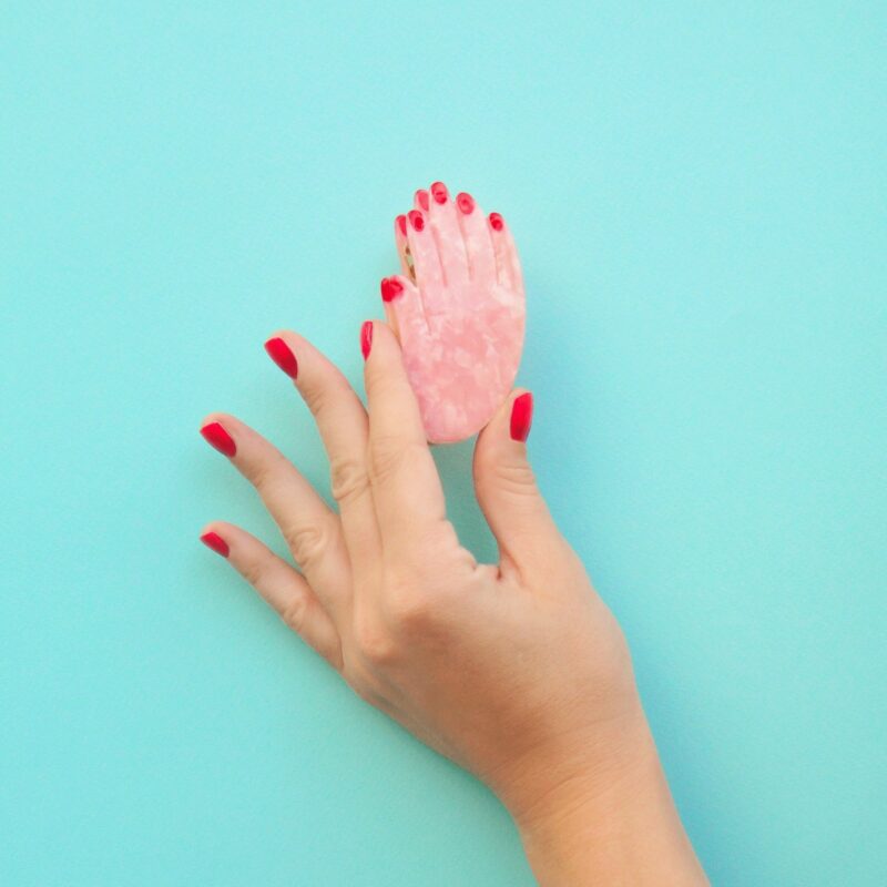 Coucou Suzette Haarklammer 'Hand White'