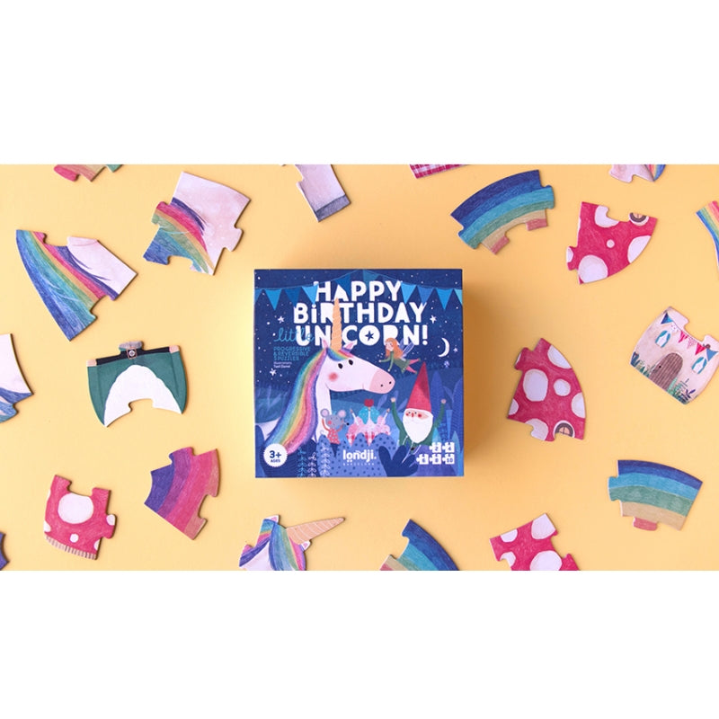 Londji Wende-Puzzle 'Happy Birthday Unicorn!'