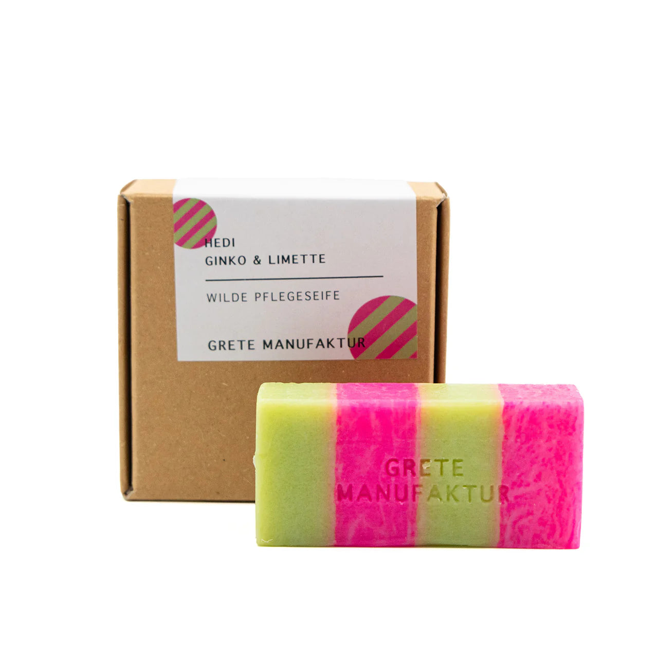 Pflegeseife Hedi 'Ginko und Limette' Grete Manufaktur