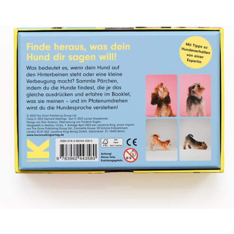 Memo-Spiel 'Hundesprache'