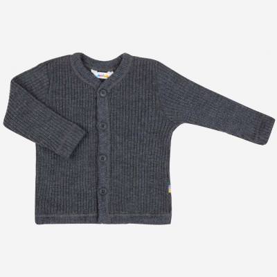 Joha StrickJacke 'grau' Merinowolle