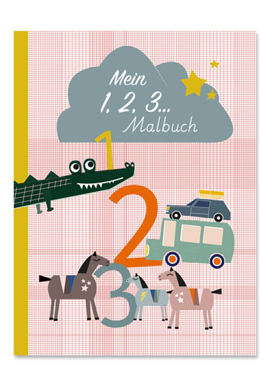 Malbuch 'Mein 1,2,3... Malbuch' Life is Delicious