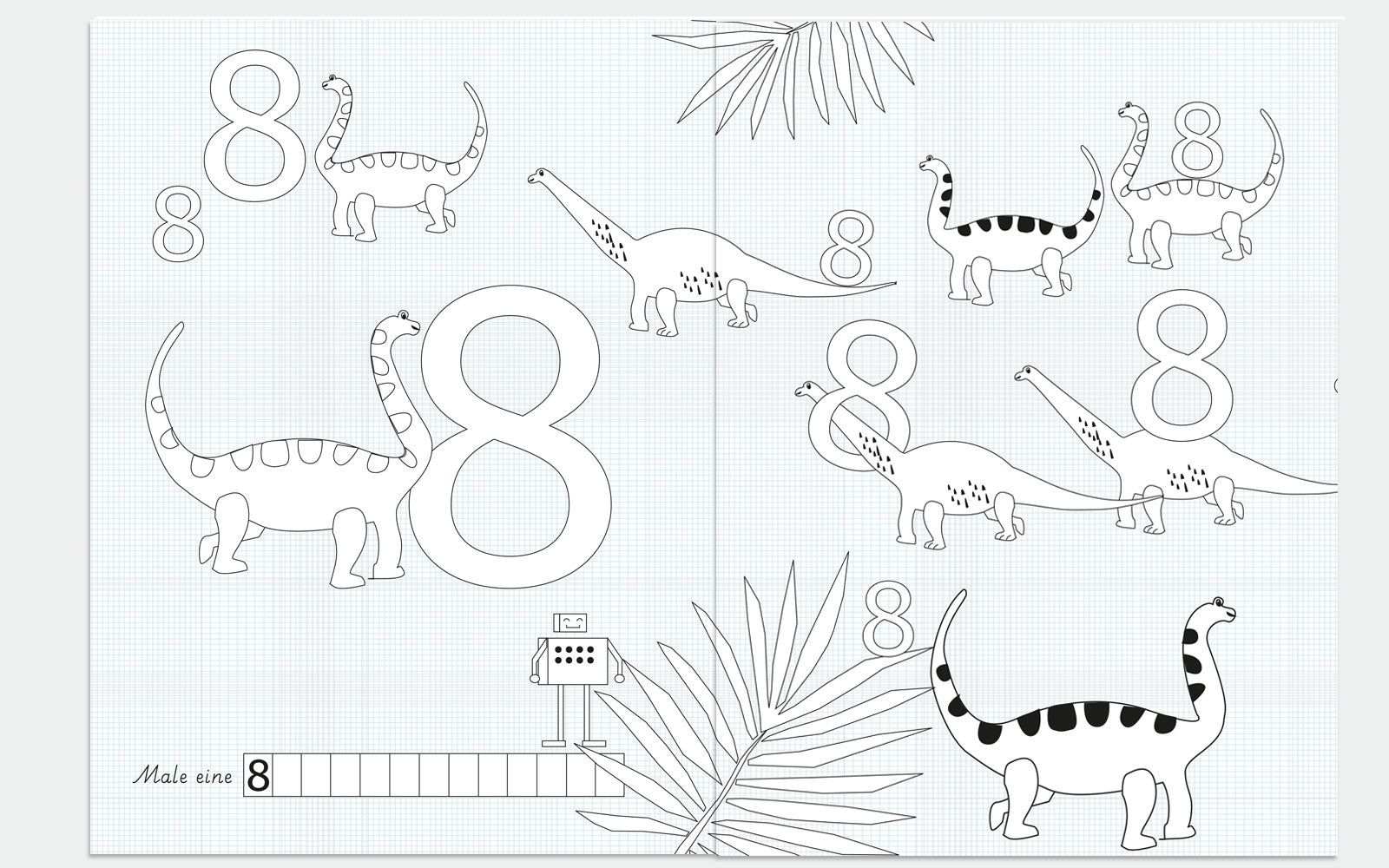 Malbuch 'Mein 1,2,3... Malbuch' Life is Delicious