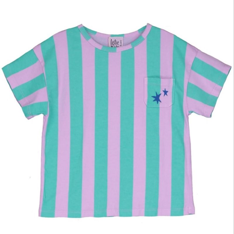 Lötiekids T-Shirt 'Stripes Regular' (Verbena)