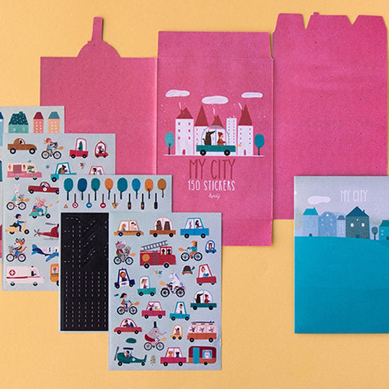 Londji Sticker Set 'My City'