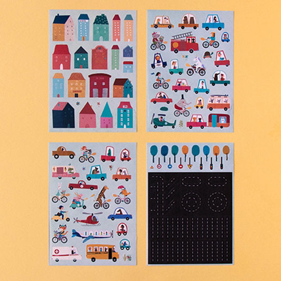 Londji Sticker Set 'My City'