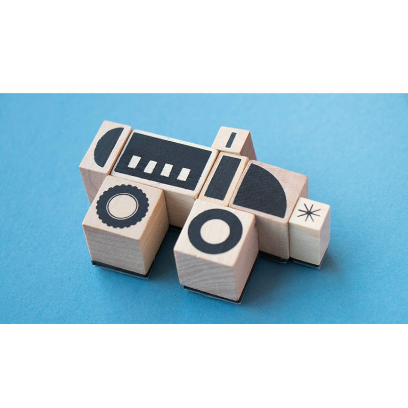 Londji Stempelset 'BAM! Create Your Transport'