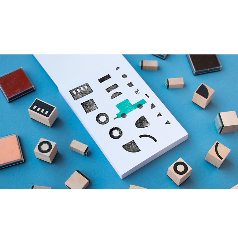 Londji Stempelset 'BAM! Create Your Transport'