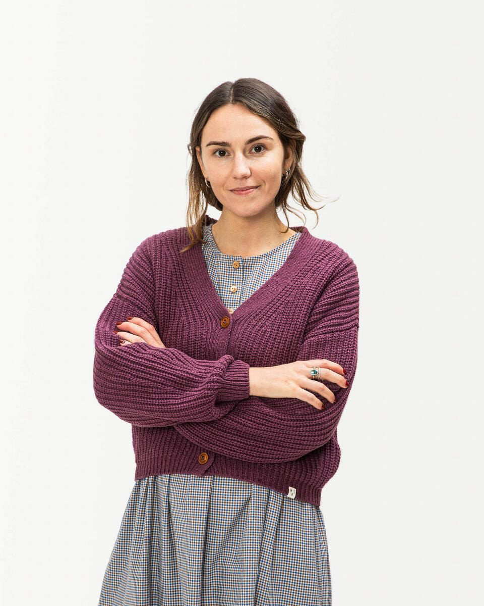 Matona Organic Knit Cardigan - verschiedene Farben Wolle Baumwolle