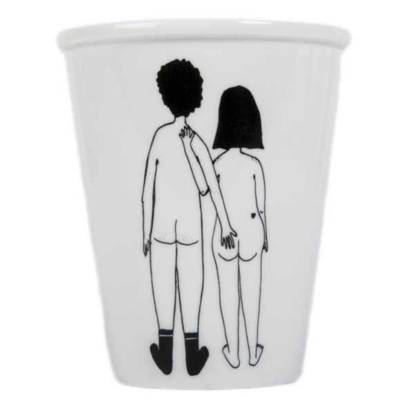 helen b Geschirrtuch 'naked couple'