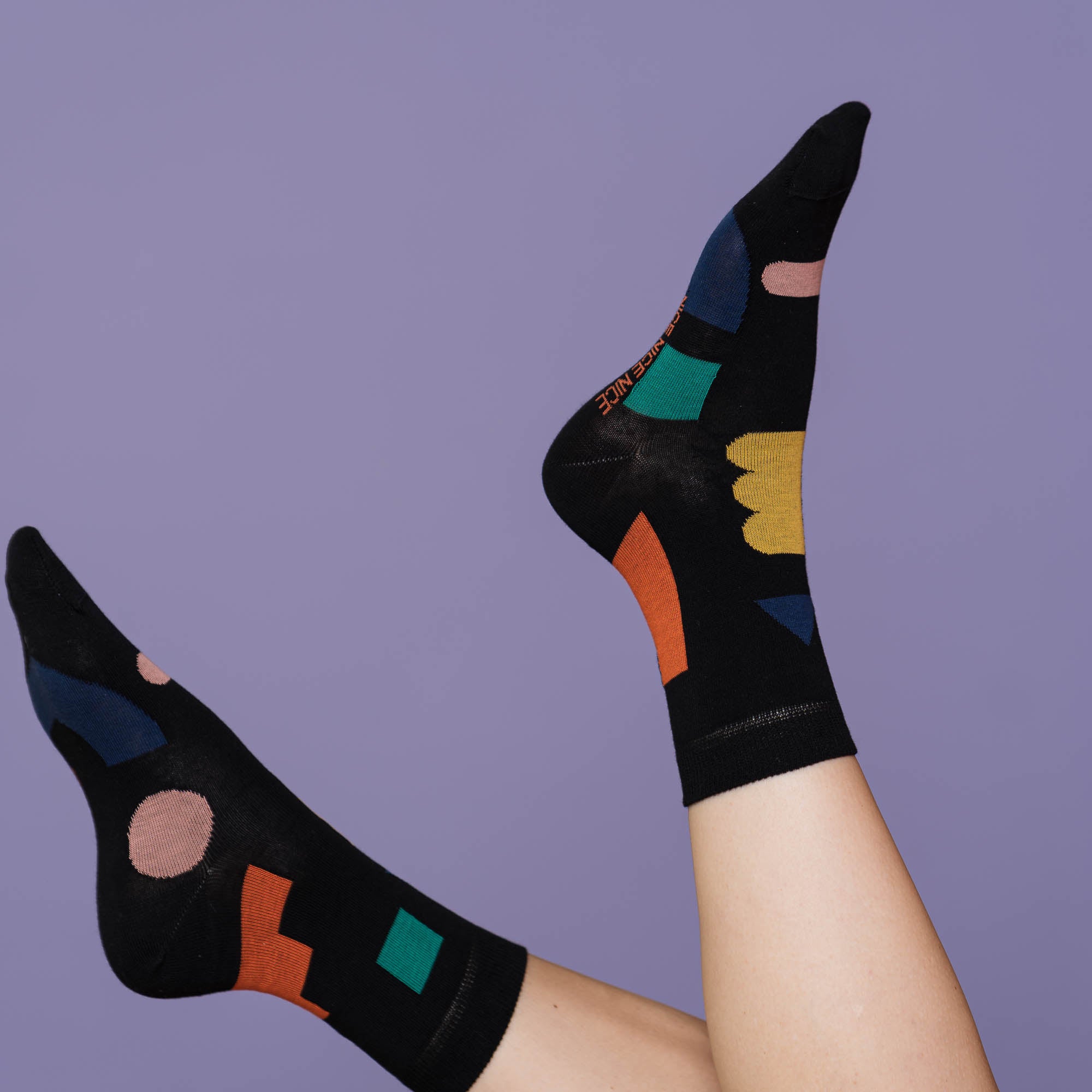 nice socks 'play / black' nicenicenice