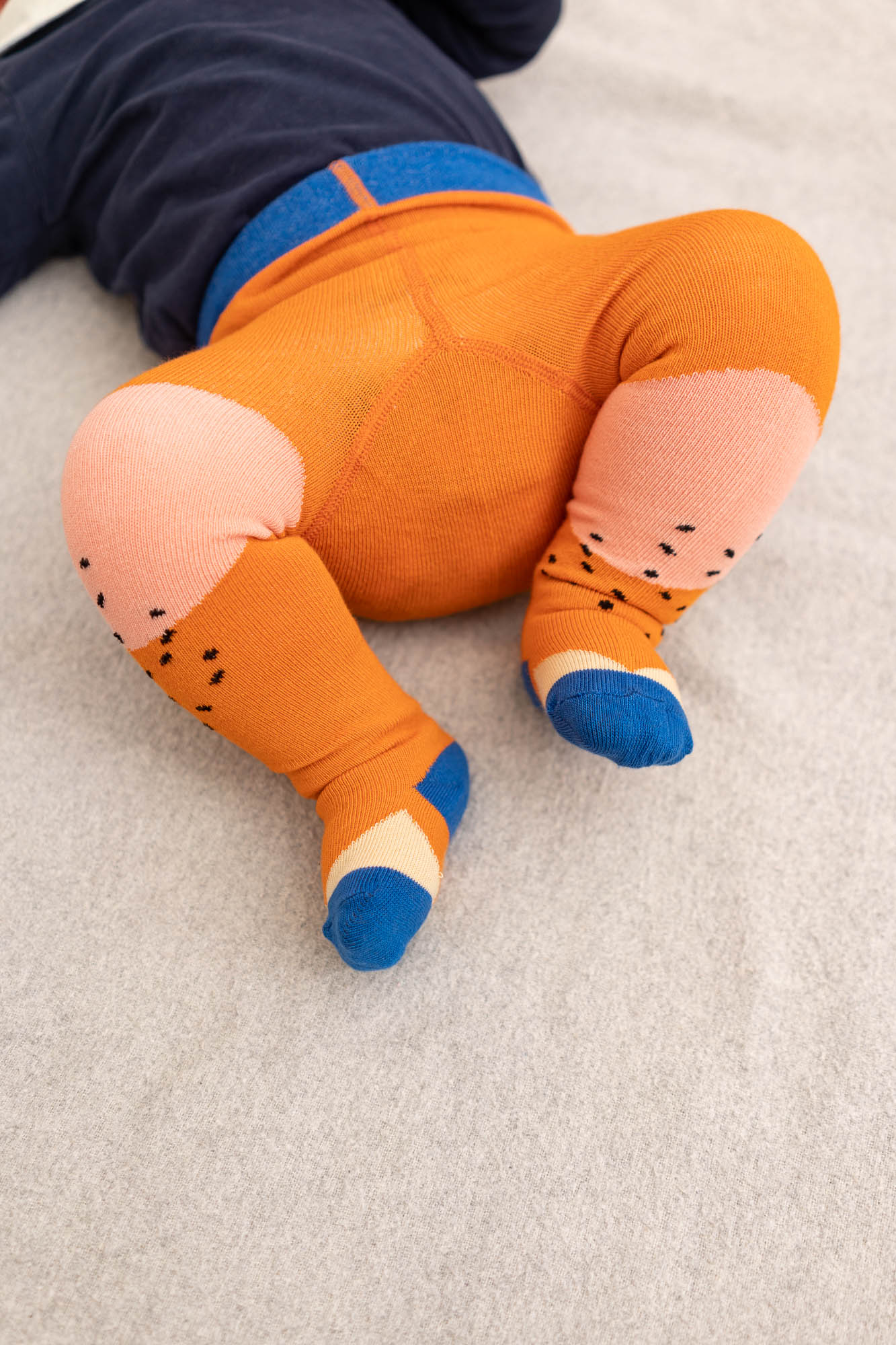 Babystrumpfhose 'SHAPES HAZELNUT' nicenicenice