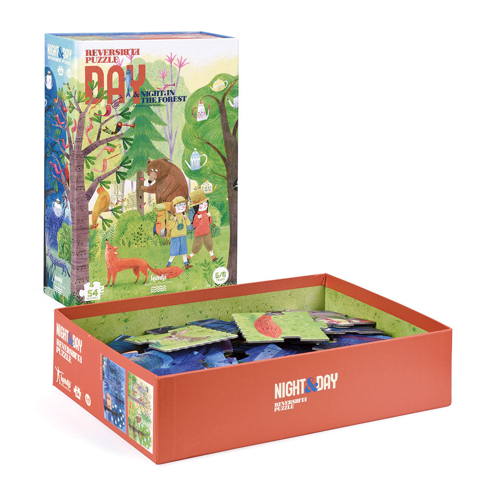 Londji Wende-Puzzle 'Day & Night In The Forest'