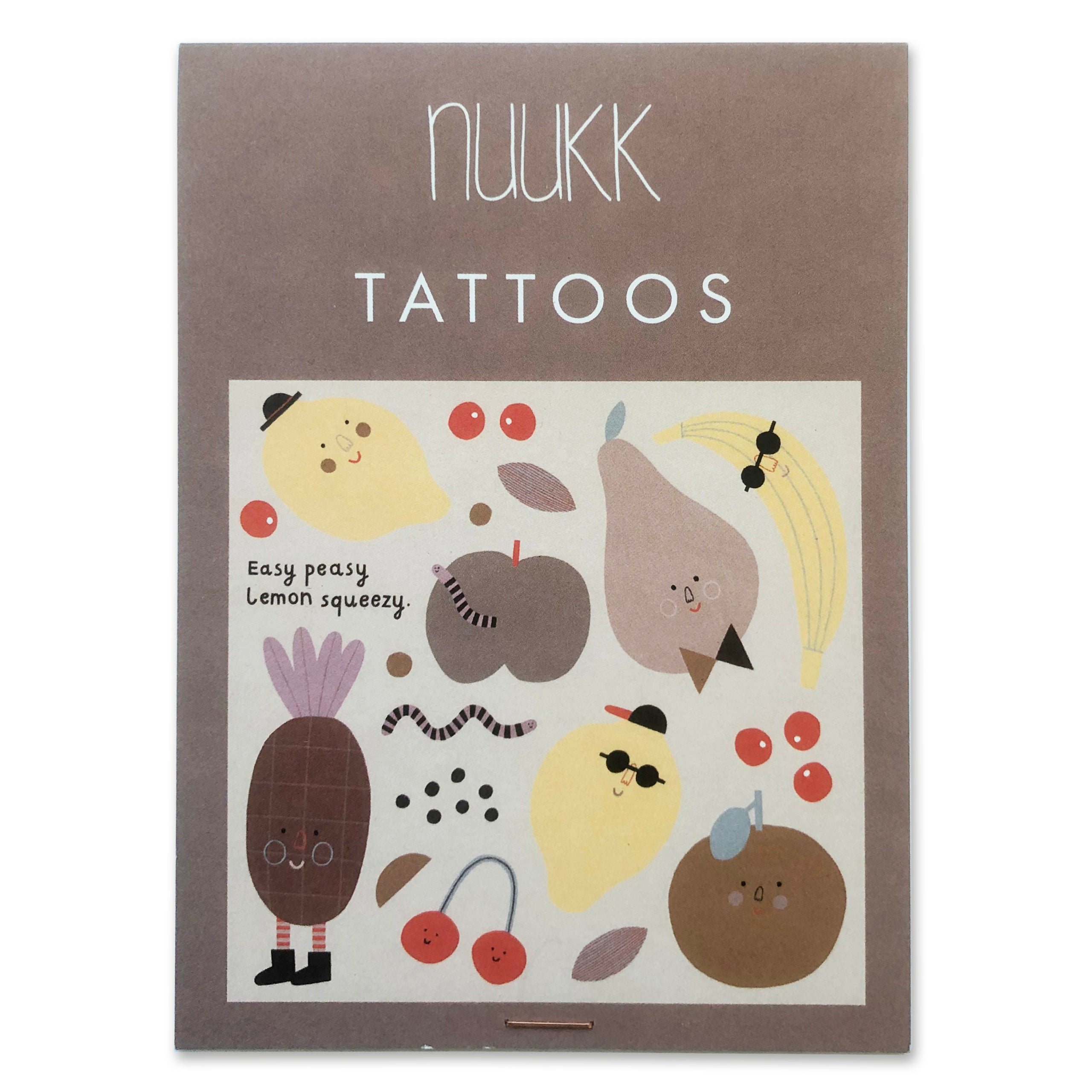 Bio Tattoo Freche Früchte NUUKK
