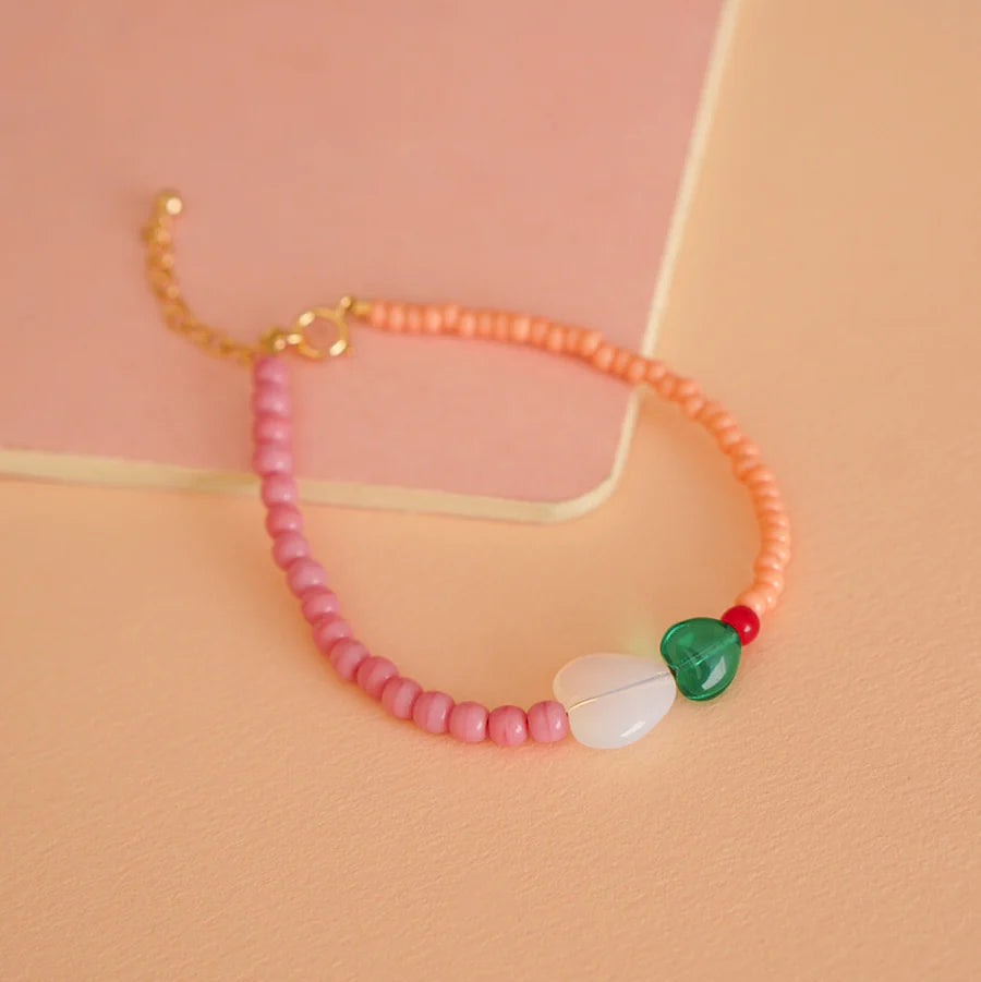 SanSan Heartfelt Armband -opal & emerald-