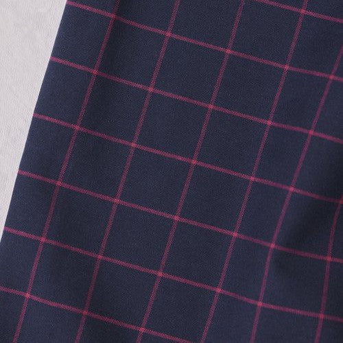 MidiKleid langarm 'Grid' verschiedene Farben