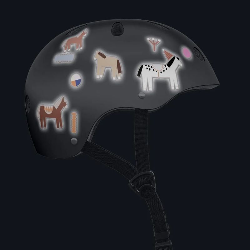 Set Reflektierende Aufkleber 'Pferde' von halfbird