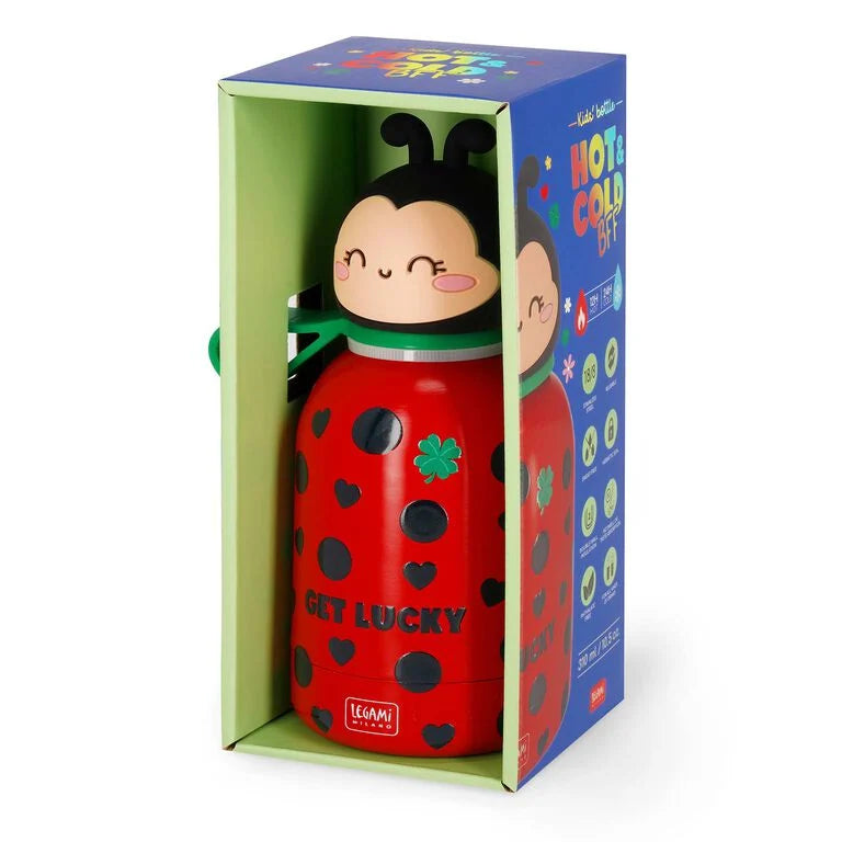 Legami Thermosflasche für Kinder - Ladybug - Hot&Cold BFF