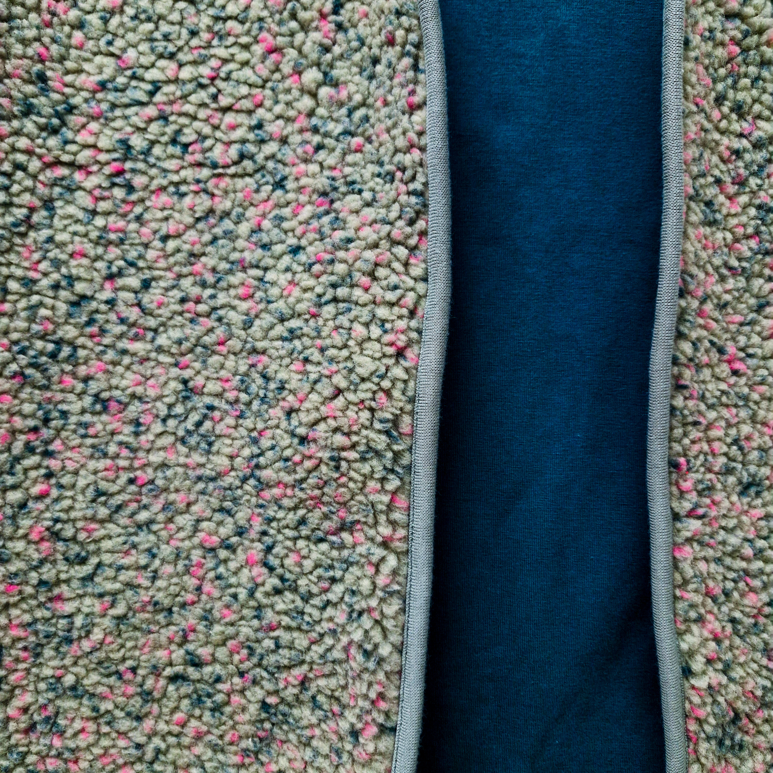 studio du. Teddyweste mint mit Sprenkel