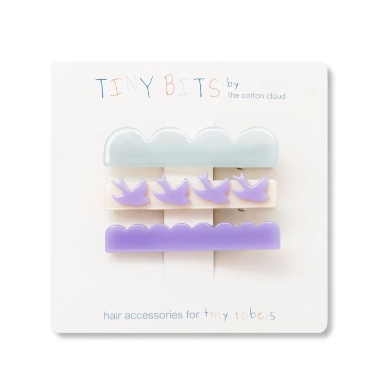 The Cotton Cloud Haarspangen 'Vögel' (3er-Set)