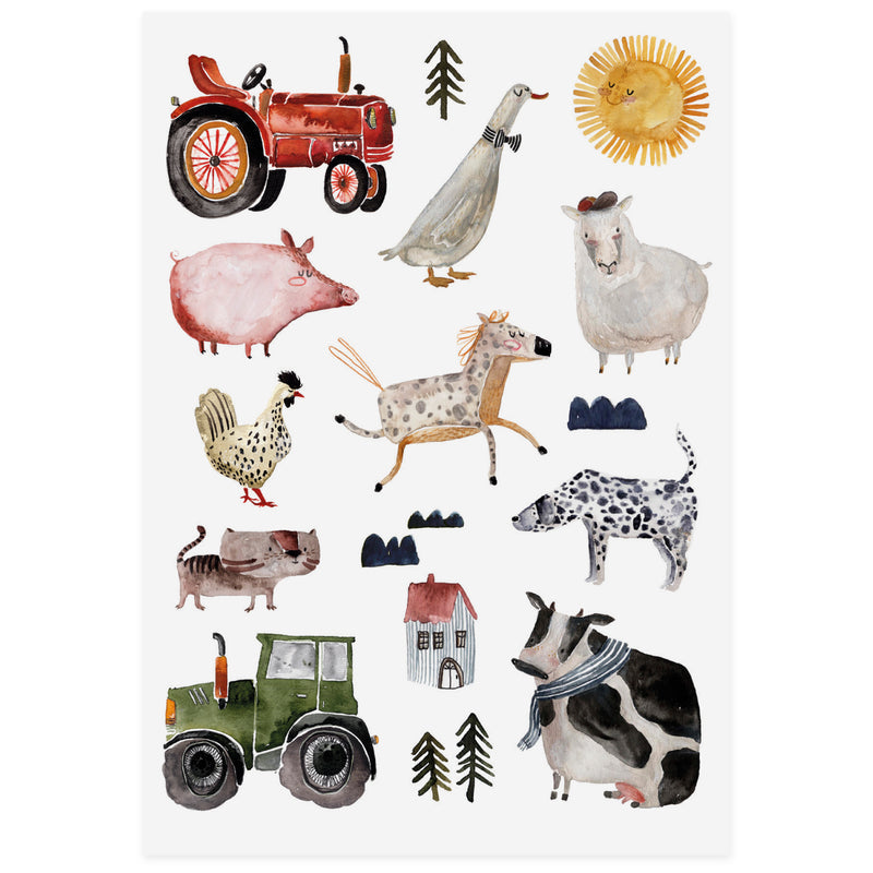 Bio Tattoos 'Bauernhof' NUUKK Halfbird