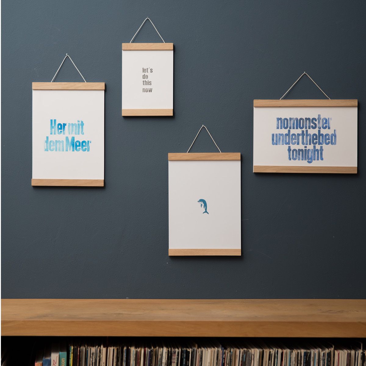 Posterleiste Eschenholz, 70 cm