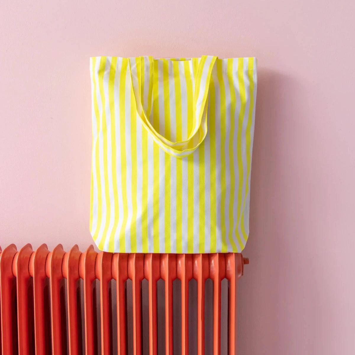 Cotton Bag Shopper Streifenmuster Neon (unterschiedliche Farben)