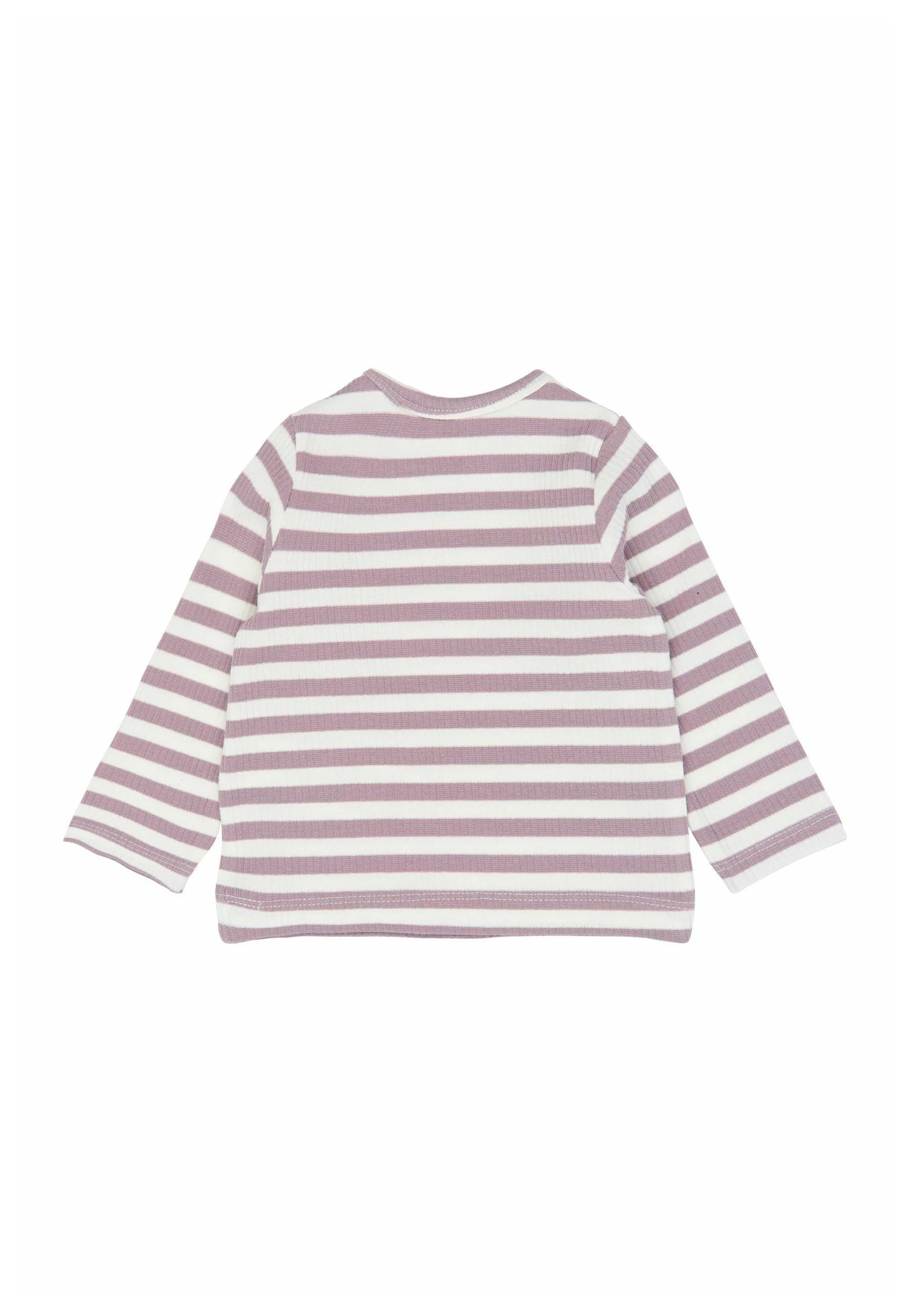 THE NEW Rib Tee in Elderberry-Gardenia