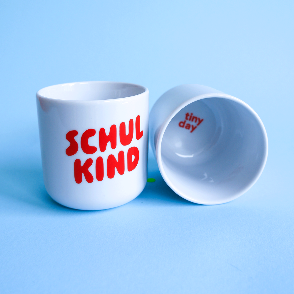 Porzellanbecher 'Schulkind' tinyday