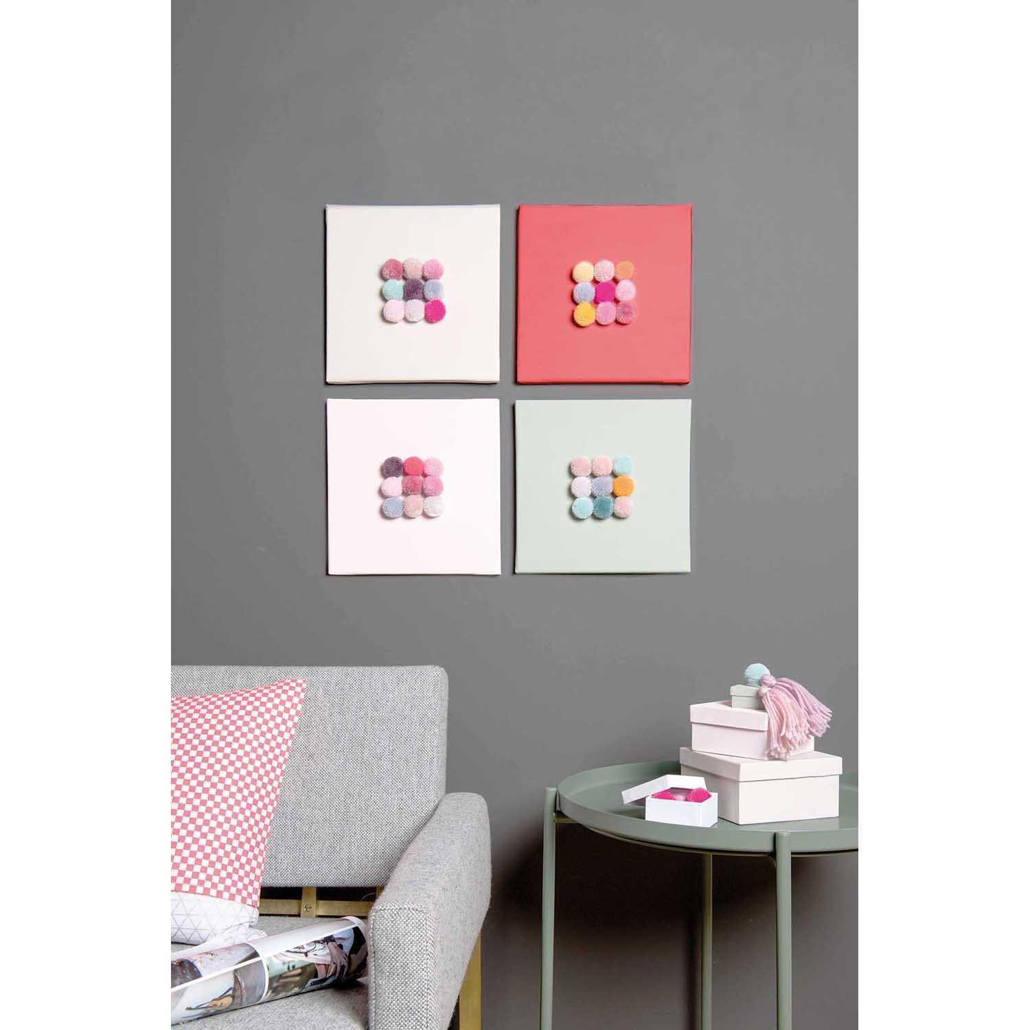 Garn Pompons 'Neon Mix'