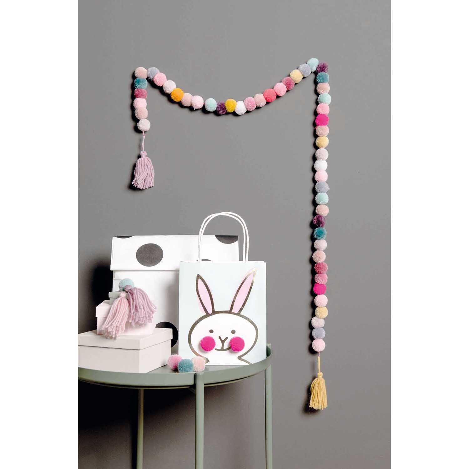Garn Pompons 'Neon Mix'