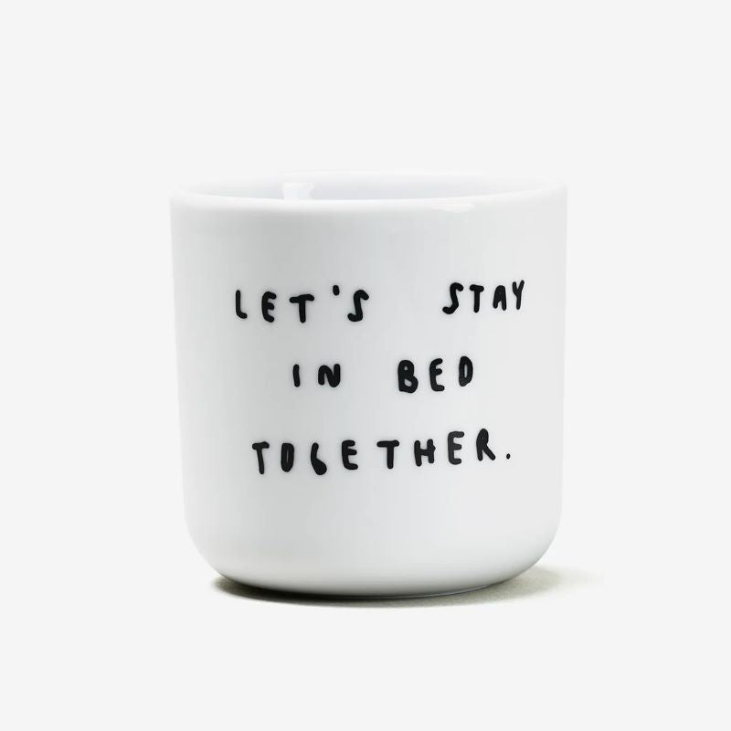 yahya studio Becher 'Let's Stay In Bed Together'
