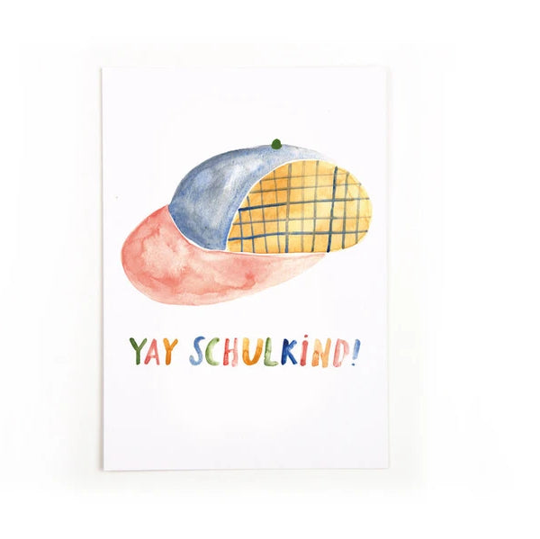 Postkarte 'YAY Schulkind'